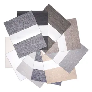 SmartWings Motorized Zebra Shades Work with HomeKit, Alexa, Google Home, 90% Blackout Light Filtering Day Night Sheer Blinds, Privacy Light Control, for Home/Office, Customized, Multi Color Samples