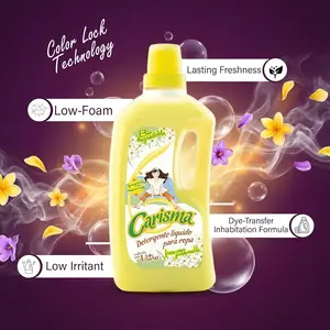 Carisma Fresh Floral Scent Biodegradable laundry detergent,33.81 Fl Oz, Liquid laundry Detergent stain removal in quick & cold washes