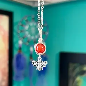 Brigid Devotional Charm – Goddess-Inspired Crystal Necklaces | Altar Talisman | Traveling Altars for Daily Connection & Devotion