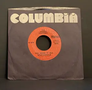 Addrisi Brothers - We've Got To Get It On Again / You Make It All Worthwhile - 45 - Columbia - Near Mint (NM or M-)