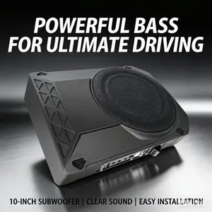 New car ultra-thin subwoofer 10 inch 800W aluminum alloy car subwoofer seat subwoofer, Subwoofer Underseat
