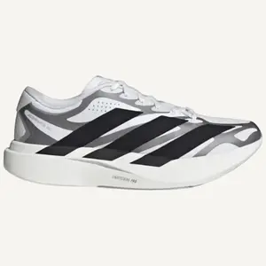 Adidas Men's White/Black /Silver Adizero EVO SL EXO Sneakers, KI4763