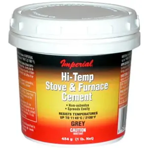 Imperial Manufacturing KK0068-A 8 oz. Hi-Temperature Furnace Cement
