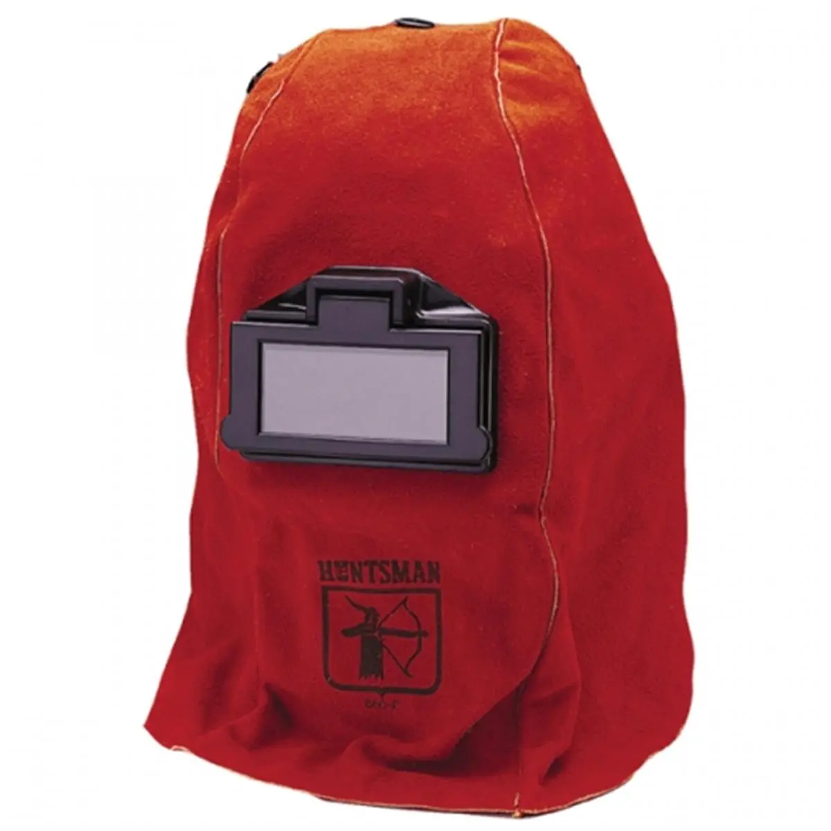 212 MAIN Huntsman 860P Pliable Leather Welding Helmet (25052) - Red Welding Accessories, Durable for Tight Space Work