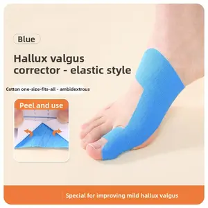 Pre-cut toe valgus corrector elastic patch protects toe anti-wear valgus fixed support muscle patch without leaving marks Adjustable Universal Bunion