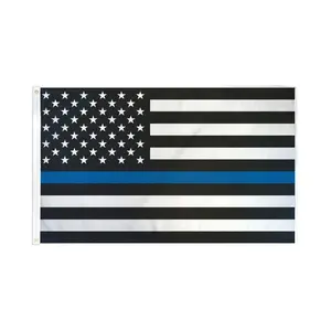 Thin Blue Line USA Flag 4x6ft Poly