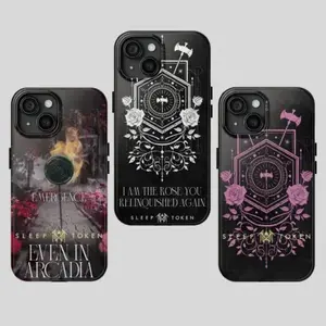Sleep Token “Even In Arcadia” Tour Emergency Phone Case Protection, Shockproof For IPhone 17-11, Pro Max, Pro Plus, and Samsung S26 25 24 23 Safety Case