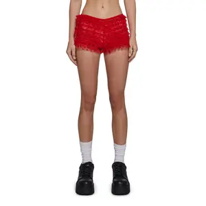 Coquette Heart Bloomers - Red