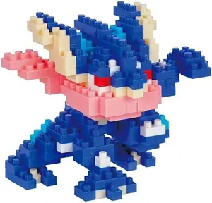 Nanoblock - Pokemon Series - Greninja Building Kit  [COLLECTIBLES] figurine/statue, Brick, Collectible