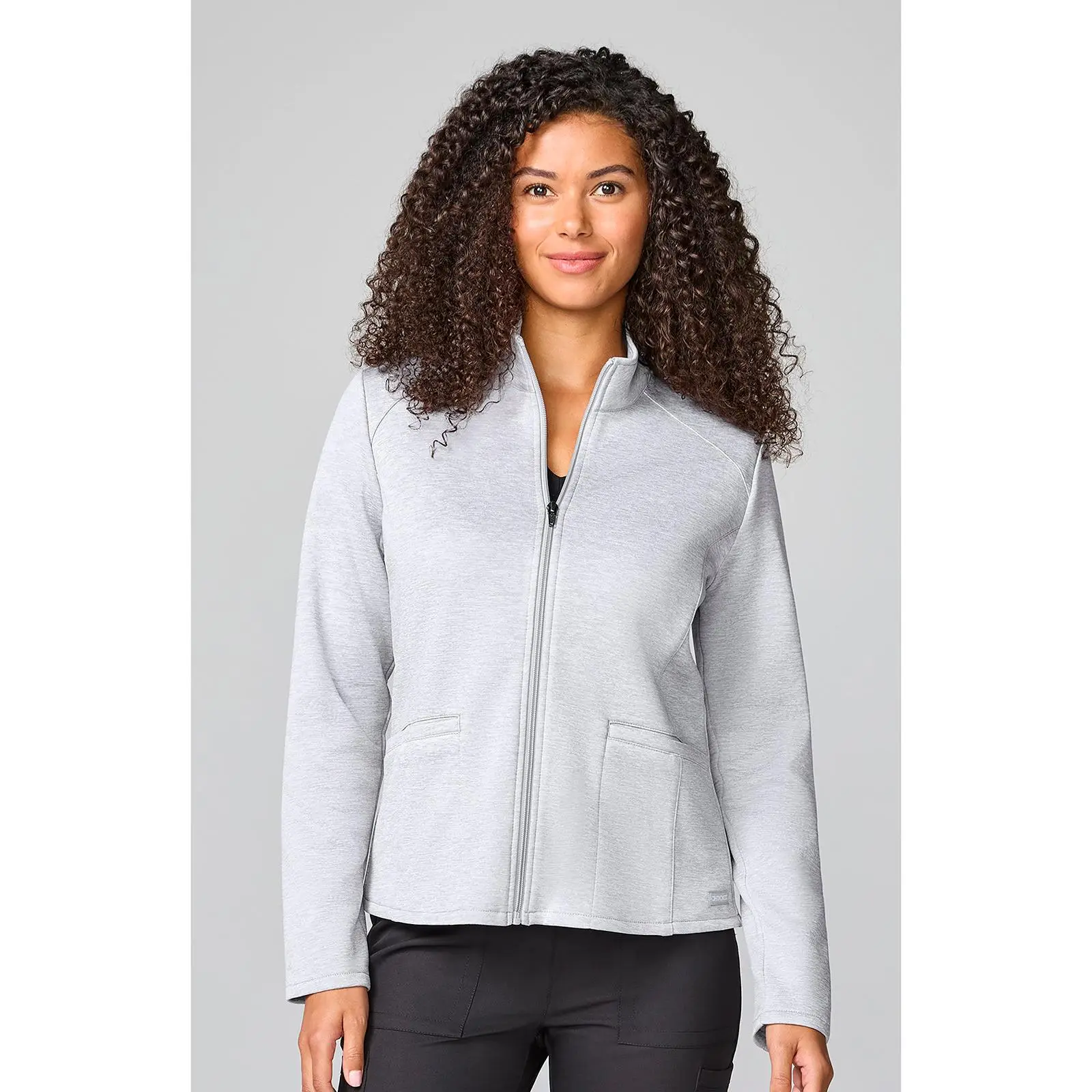 Cherokee Basics Fleece Scrub Jacket