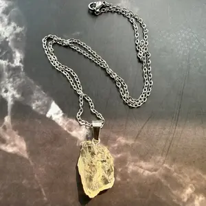 Rough Citrine Necklace