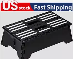 5 Inch Folding Step Stool for Adults Portable Step Stool with Handle Foldabl...