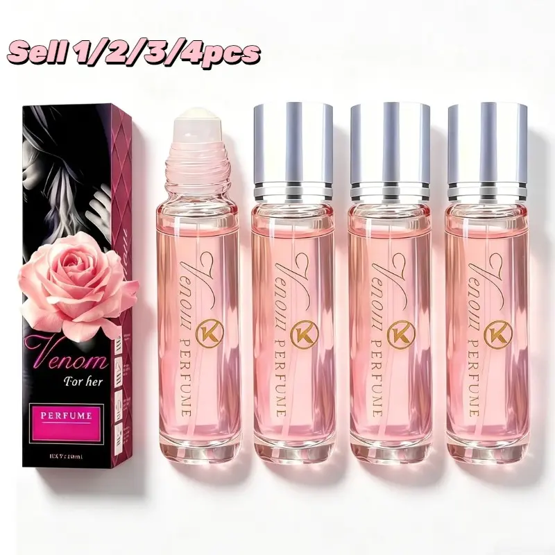 Seductive Roll-On Perfume Oil - Dopamine Fragrance, Aphrodite Pheromone for Women, Fougere Scent, Liquid Format, Attracts Men
