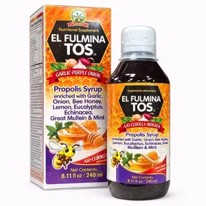 FULMINATOS Garlic Onion Cough Syrup 8.11oz - Natural Relief for Colds - Beverage-Dietary supplement