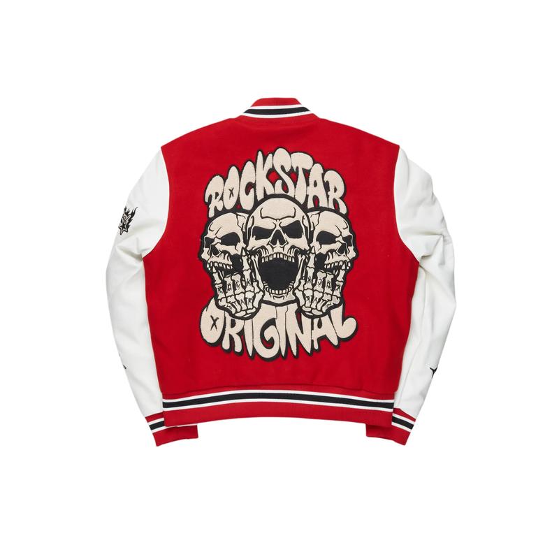 Rune Red Varsity Jacket