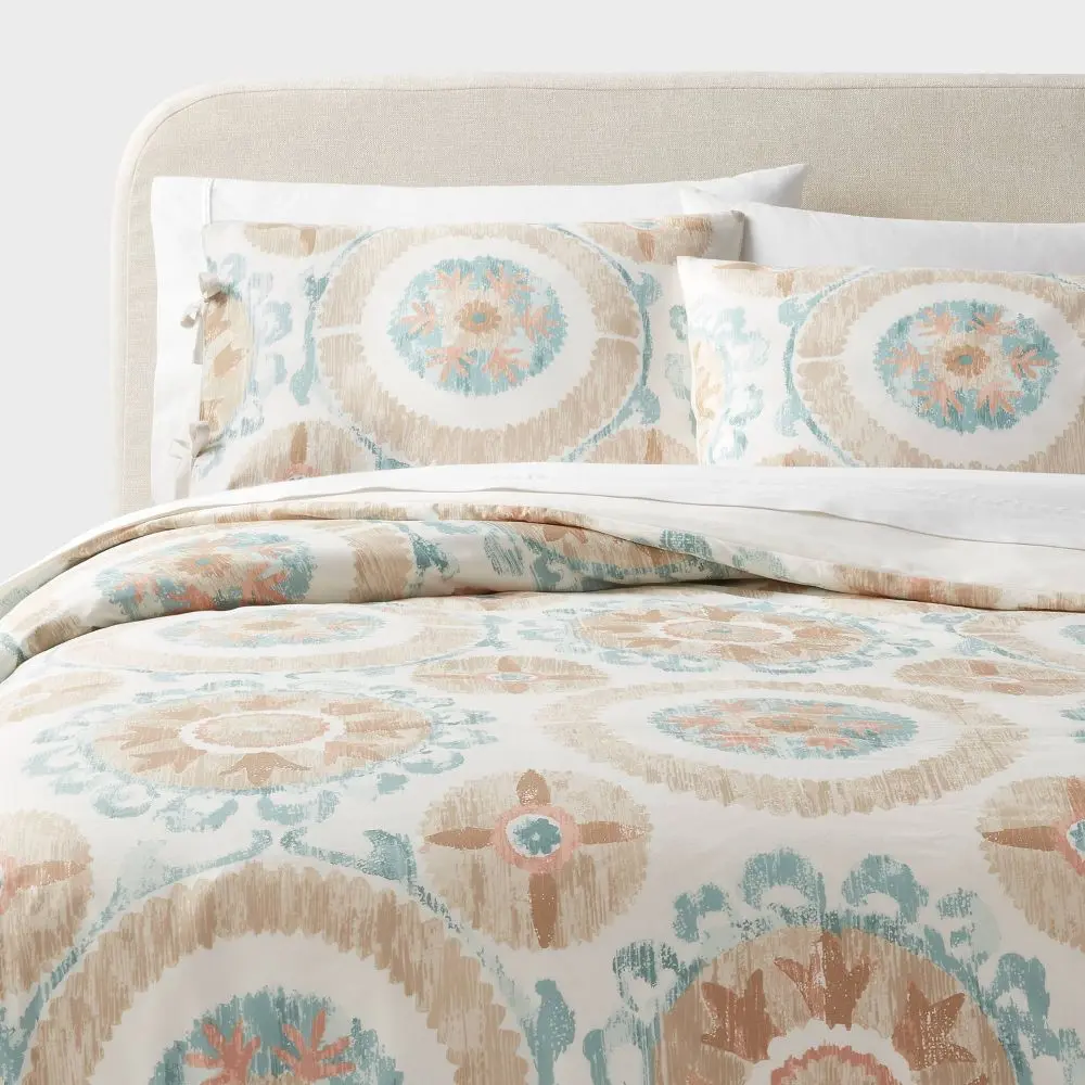 Boho Suzani Print Duvet Cover and Sham Set - Threshold