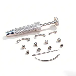 Eyebrow Piercing Jewelry Surgical Steel Vertical Labret Lip Jewelry Curved Barbell Tiny Eyebrow Rings Ear Rook Navel Small Belly Button Ring for Women Men 16g 6mm 8mm 10mm