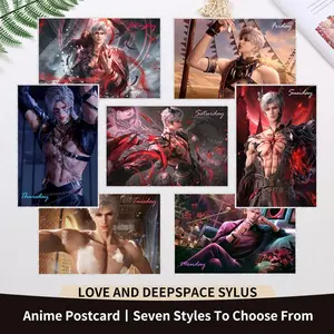 1count Love and Deepspace Acrylic Collectible Stands  Handsome Anime-style Characters | Collectible & Desktop Decoration Collectible Items