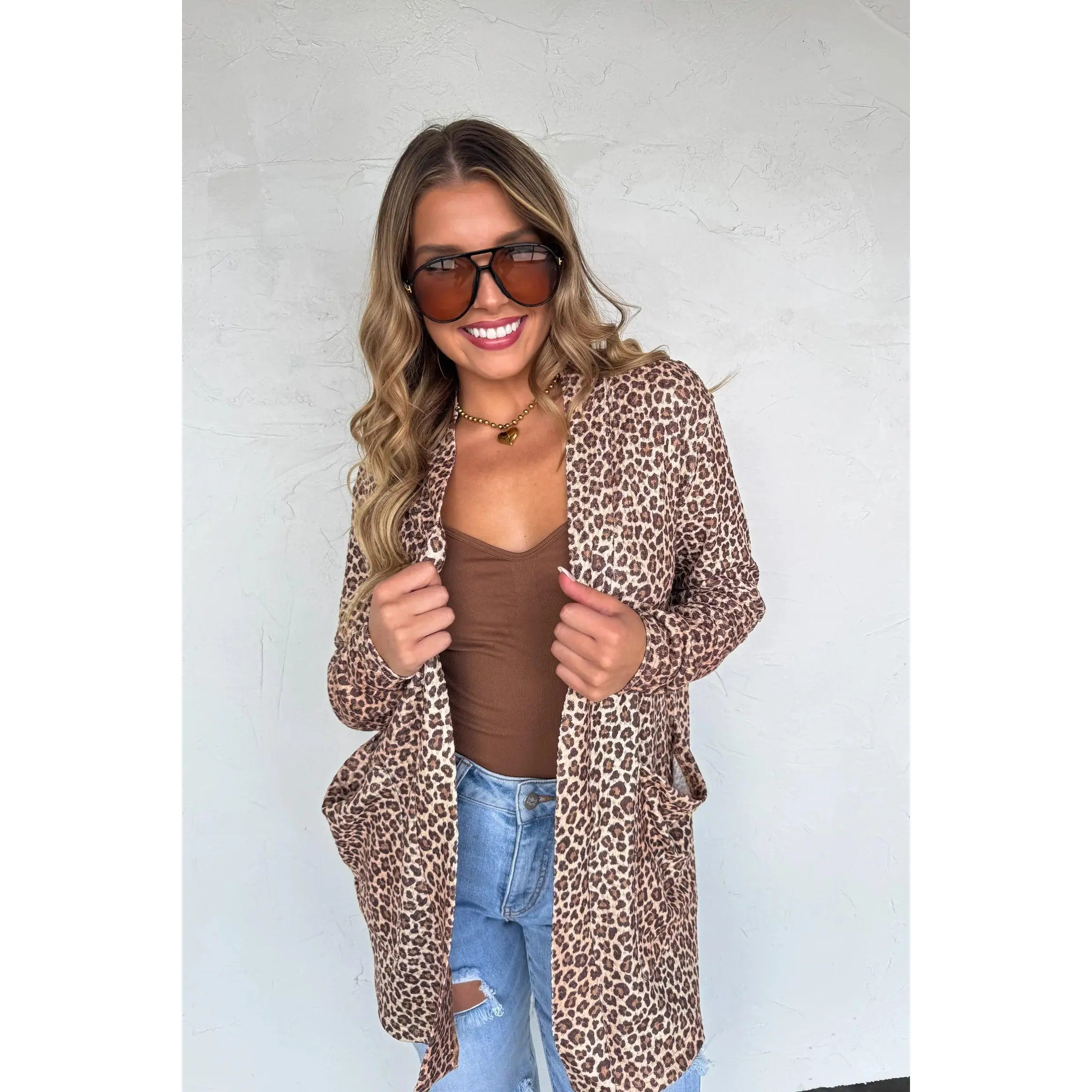 Blakeley Camo & Cheetah Print Lola Cardigan