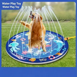 Pet Outdoor Water Toy, Cat Dog Spray Pad Pool, Summer Cool Play Magic, Fun and Interactive Pet Toy for Dogs and Cats