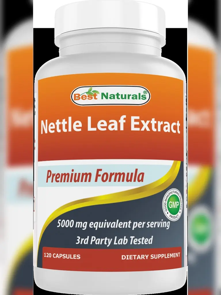 Best Naturals Nettle Leaf Extract 5000 mg Equivalent Per Serving- 120 Capsules