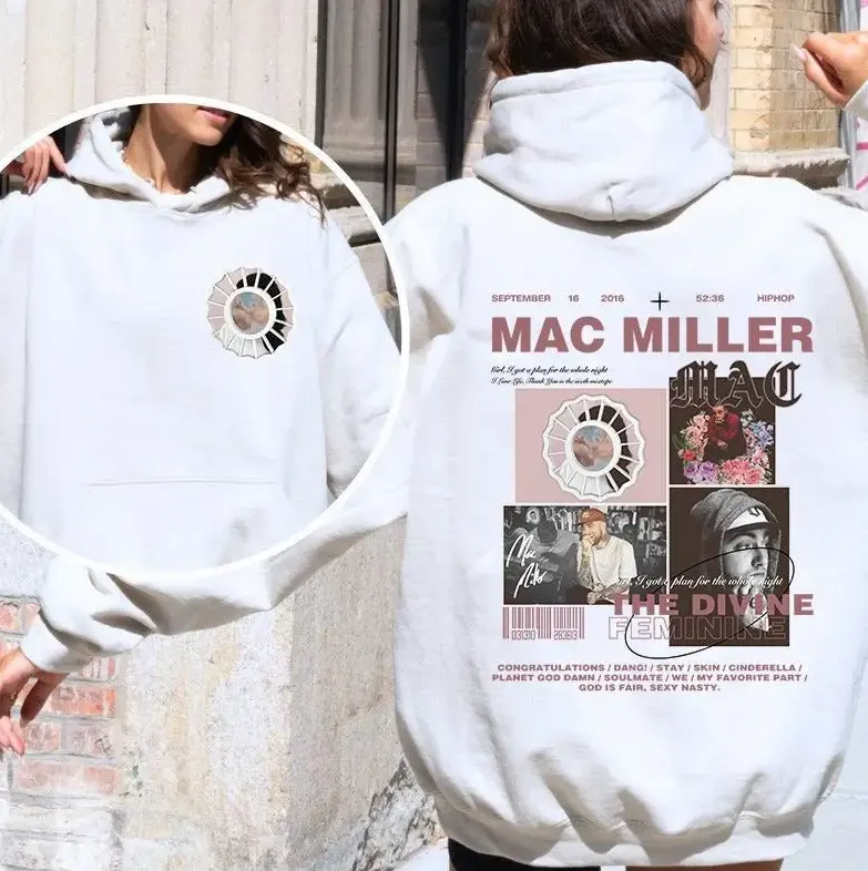 The Divine Feminine Mac Miller Hoodie, Mac Miller Hoodie, Circles Music Hip Hop Unisex Hoodie