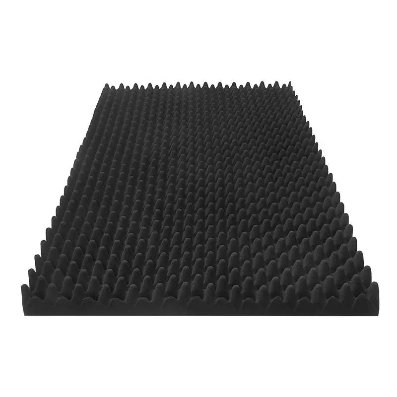 Acoustic Foam Panels - 1 Pack Rectangle High Density Sound Absorbing Panels (48x24x2in/120x60x5cm), Easy to Cut for Home, Control Room, Recording Studio