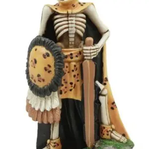 Ebros Day Of The Dead Aztec Elite Jaguar Warrior Statue 6.75"Tall Mesoamerica Tezcatlipoca God Jaguar Warrior Skeleton Knight Figurine