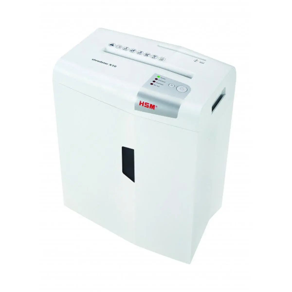 HSM of America Shredstar X10 Cross-Cut Paper Shredder (HSM1045113) - Modern, 10-Sheet Capacity, 5.3 Gal, 120V/60 Hz, 160W, Anti-Jam, for Home/Small Office, 17.65 Lbs, 13.58x9.65x17.52 In