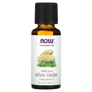 NOW Foods Essential Oils, Atlas Cedar, 1 fl oz (30 ml)