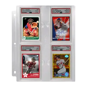 4-Pocket Page (1ct) for Graded PSA Slabs