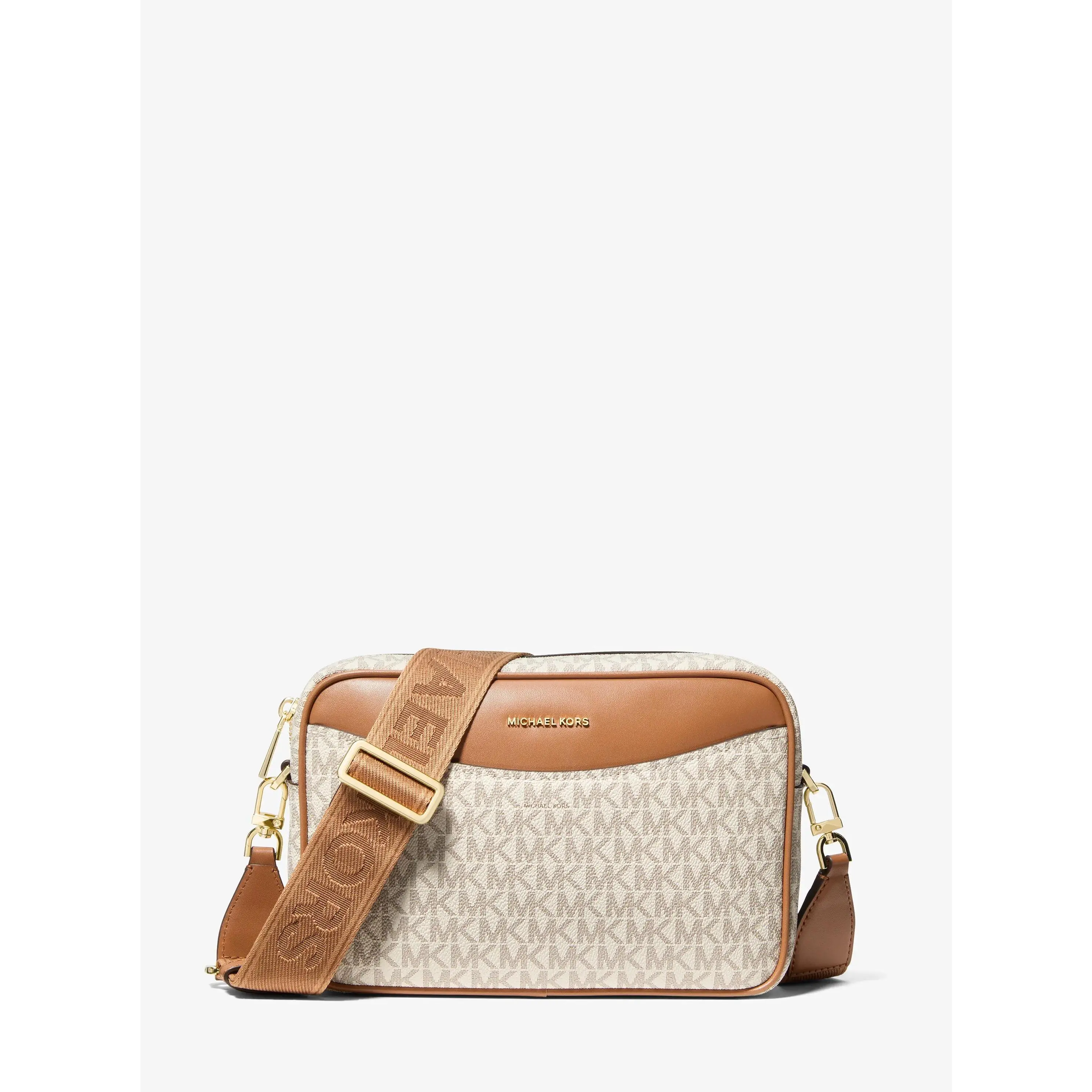 Bev Large Signature Logo Crossbody Bag