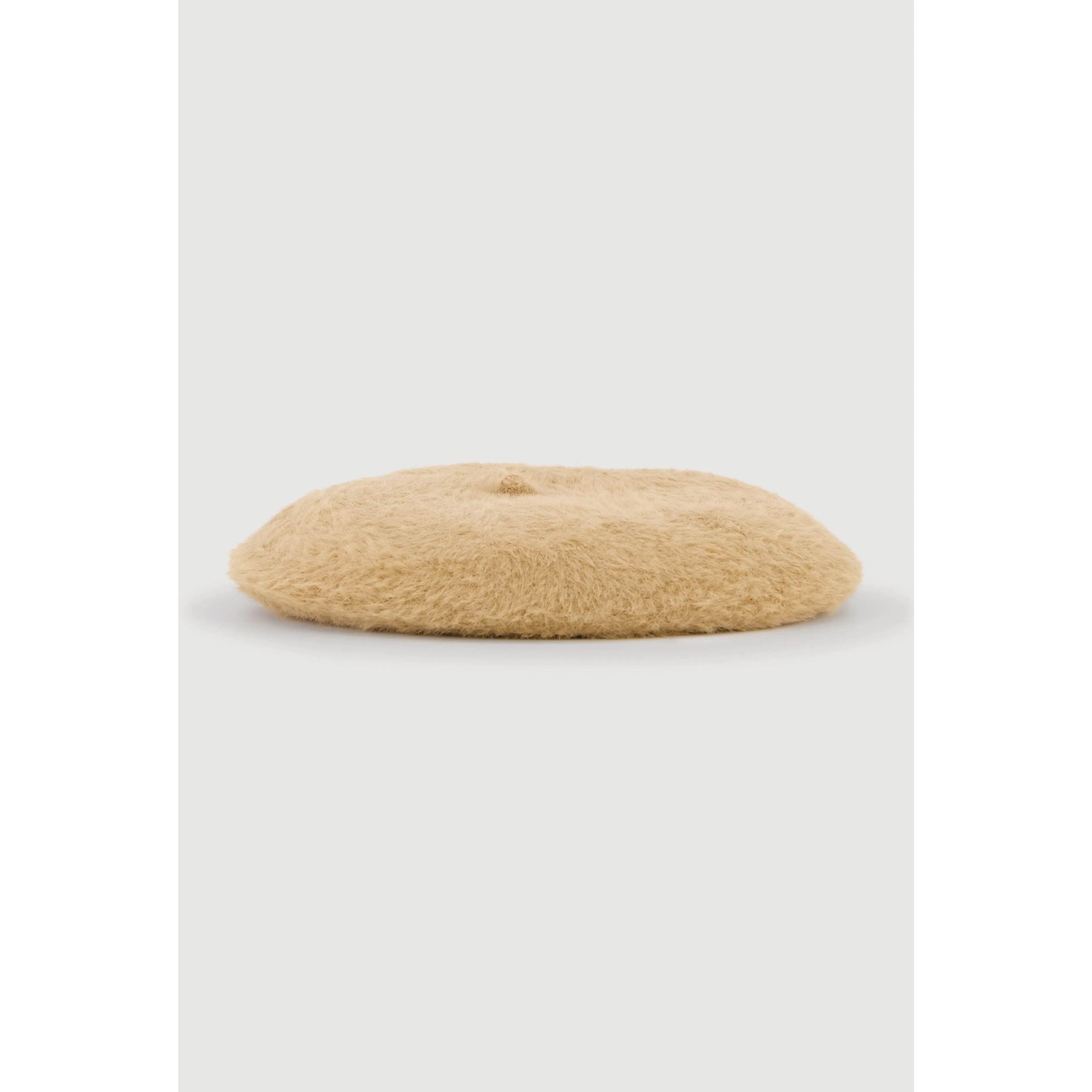 Solid Faux Fur Beret