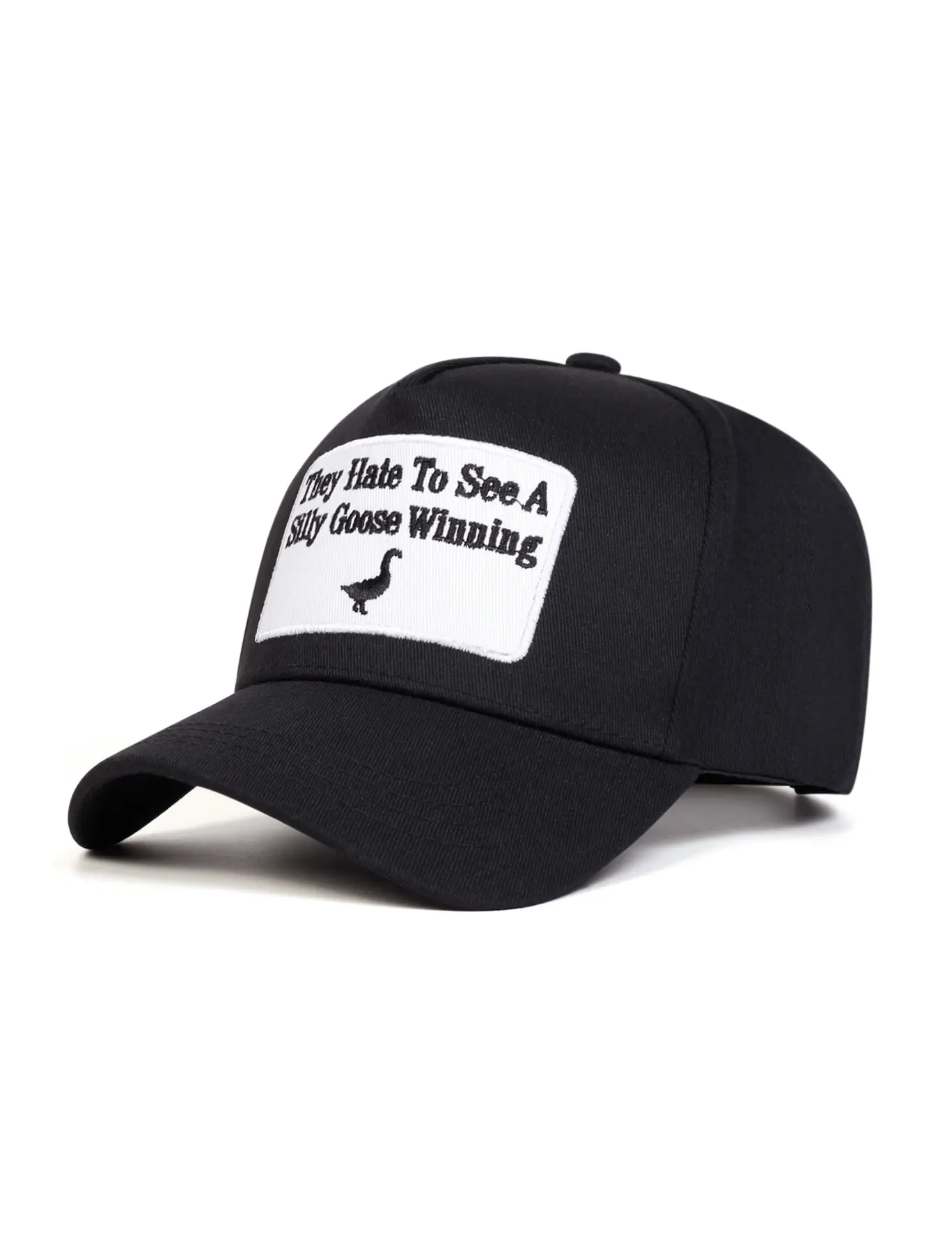 Unisex Silly Goose Winning Baseball Cap, Adjustable Sun Protection Casual Hat for Spring & Fall, Outdoor Travel Beach Vacation, Adjustable Sunscreen Hat, Polyester Cap