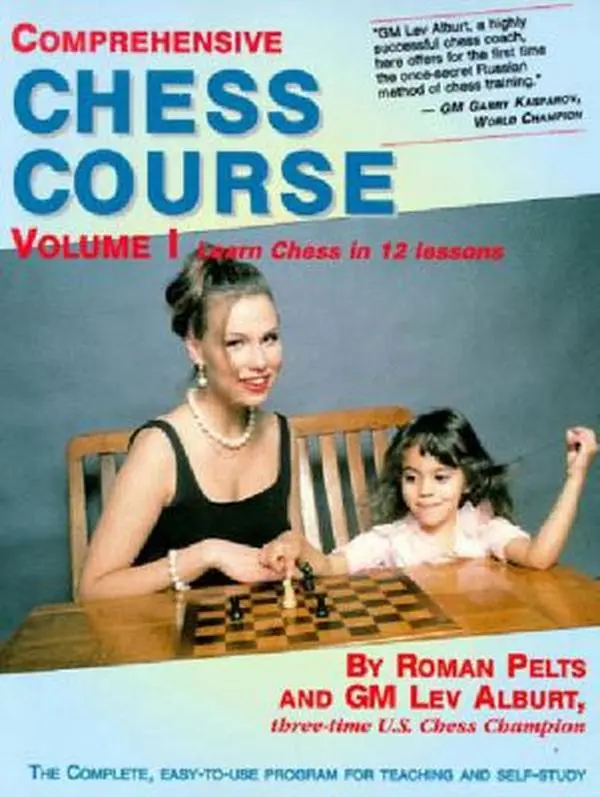 USED Book - Comprehensive Chess Course, Vol. 1: Learn Chess in 12 Lessons by Lev Alburt (Paperback) - english