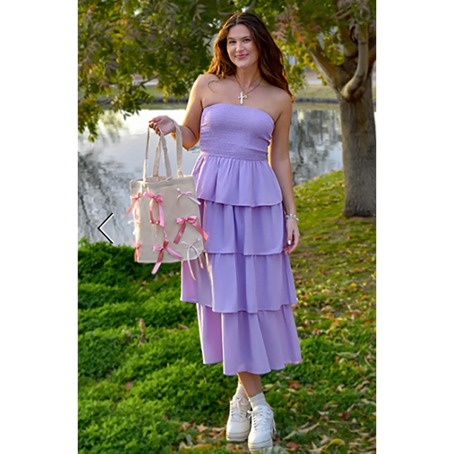 ZESICA Women's Summer Boho Strapless Maxi Dress 2025 Casual Sleeveless Off Shoulder Smocked Tiered Beach Long Sundress - TikTok Shop ZESICA Women's Summer Boho Strapless Maxi Dress 2025 Casual Sleeveless Off Shoulder Smocked Tiered Beach Long Sundress - TikTok Shop