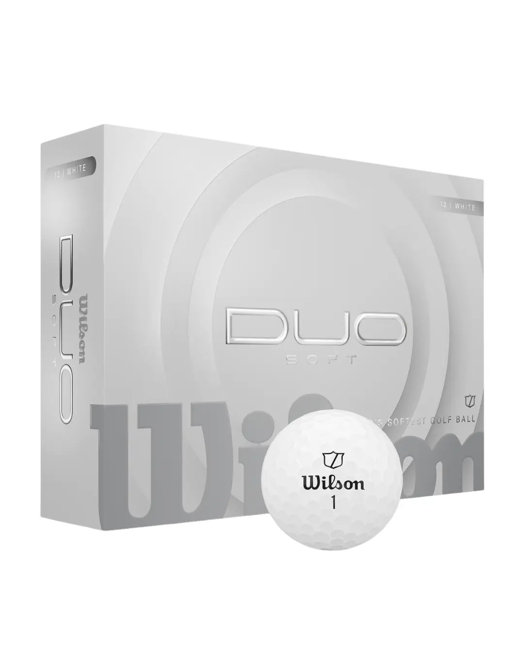Wilson Duo Soft Golf Balls - White