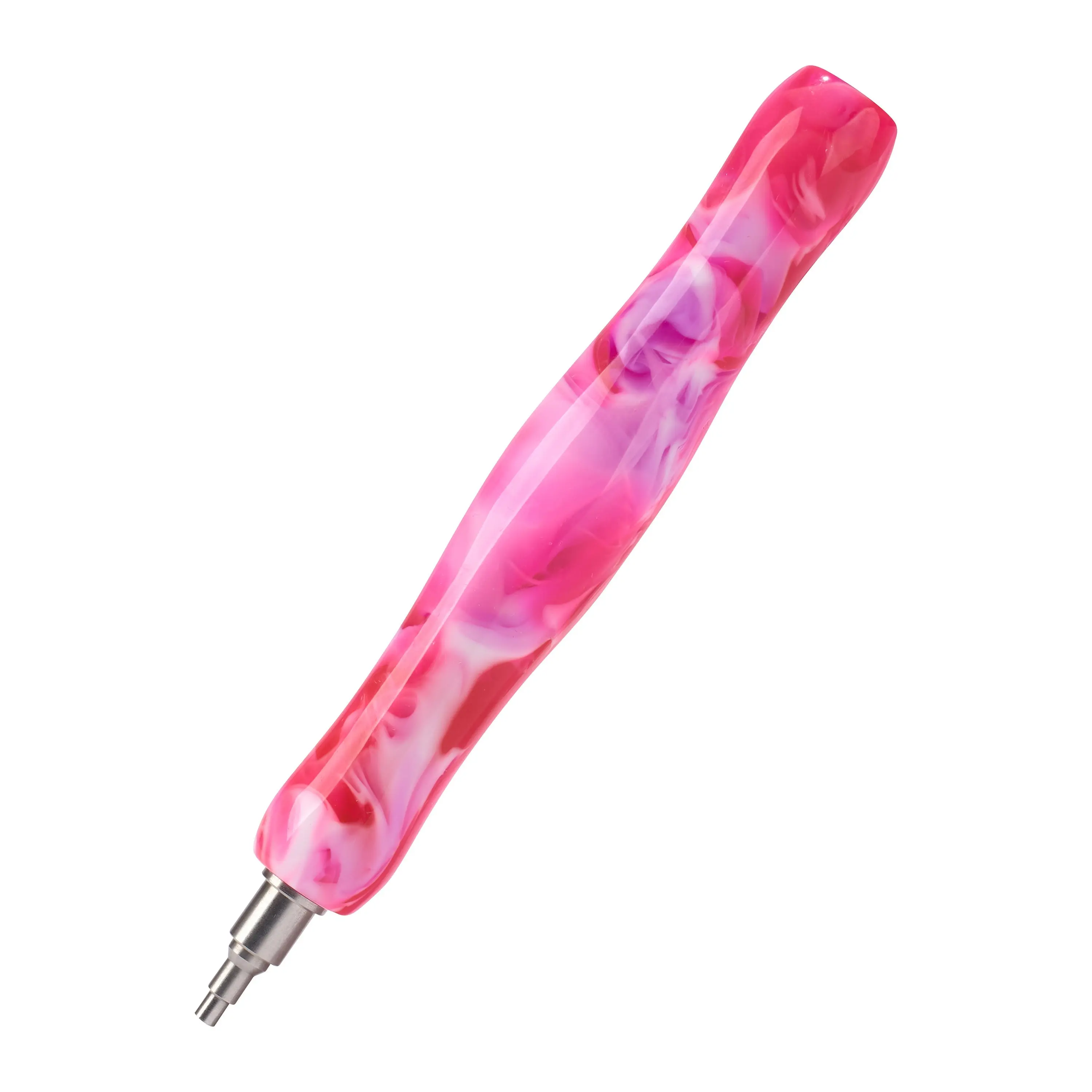 Twist-On Dual-Threaded Premium Drill Pen - Blooming Rosette Swirl