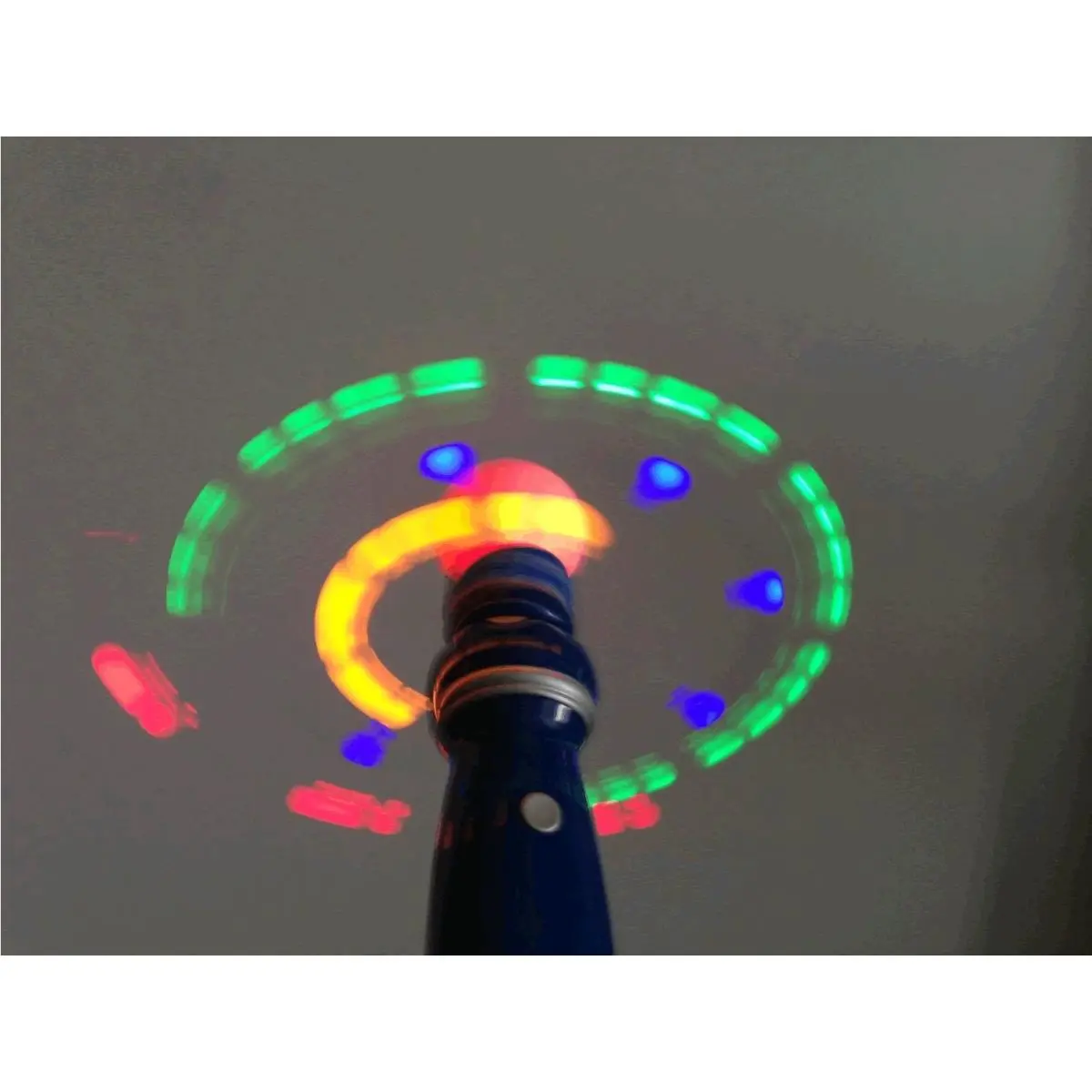212 MAIN Fun LED Crystal-Look Orbit Motion Wand, Interactive Farm Animal & Poultry Pet Toy with LED Lights, Interaction Feature, 2 Replaceable AA Batteries, 7.5 in. Tall