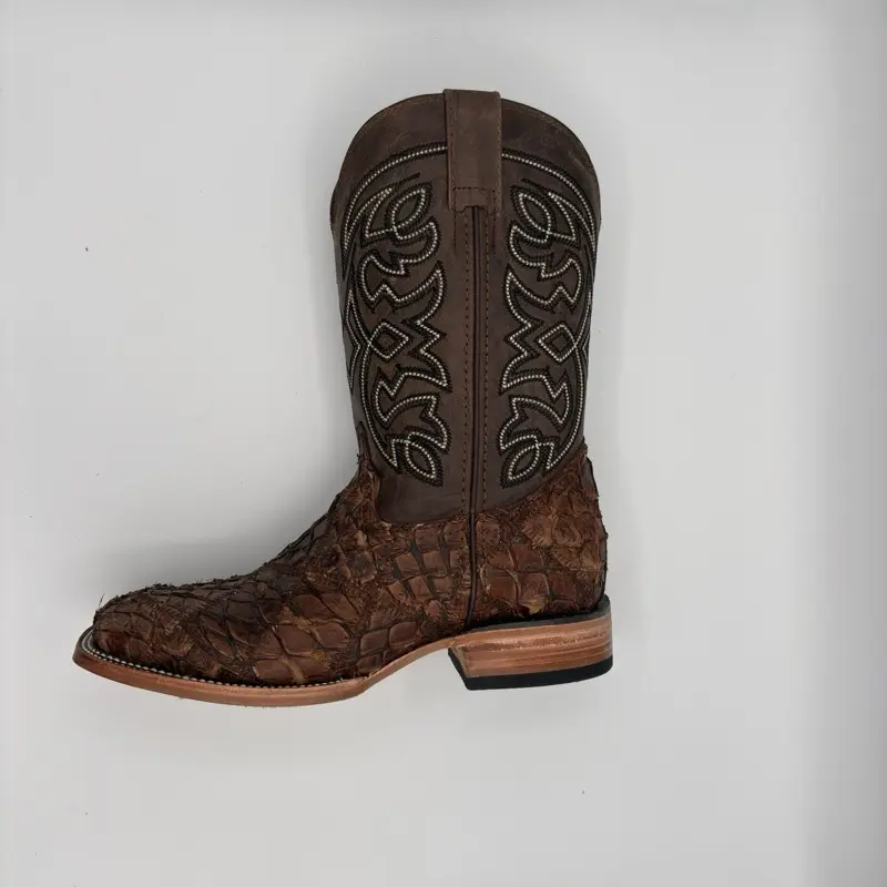 Menswear Men’s Stitched Fish Scale Boots