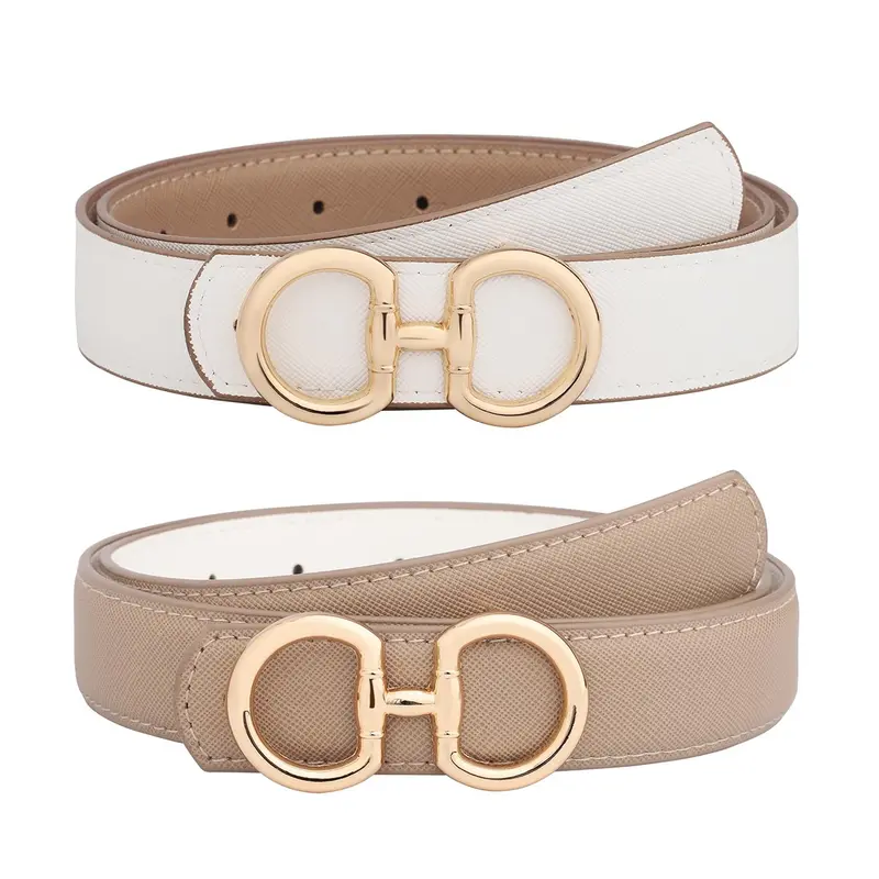 6238 Women Leather Belt,reversible Belt,leather Waist Belt For Jeans Dress VONMELLI Reversible Belt for Women Women main image 3