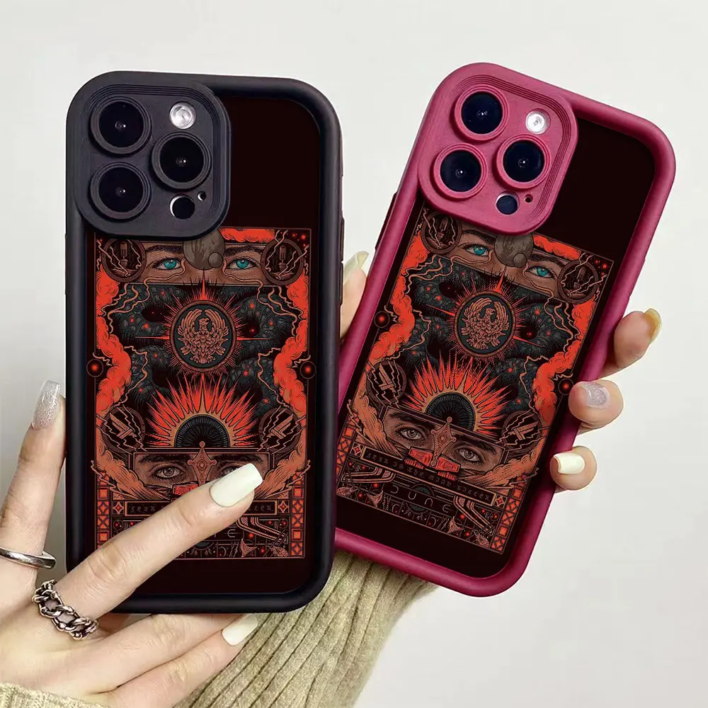 Dune Movie poster Phone Case for iPhone 17/16/15/14/13/12/11 Xs Pro Max Plus AIR,Robot style Pattern Cases for Samsung S26/S25/S23/S24/S22/S21/NOTE20/A54/A53/A52/A36/A35/A34/A33/A17/PLUS/ULTRA/FE Soft Shockproof Protective Shell cover Movie fan gifts