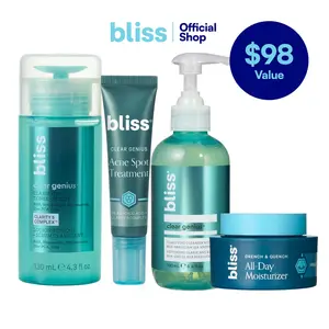 Bliss Clear Genius Breakout Bestie (4PC Skincare Set)