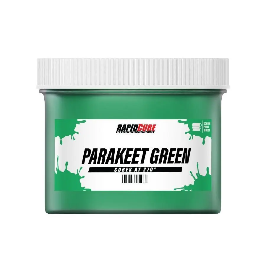 Rapid Cure Parakeet Green Screen Printing Plastisol Ink