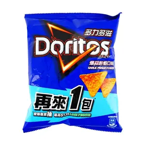 Doritos Taiwan Nacho Cheese Corn Chips - Garlic Shrimp Flavor, 68g Snack Pack Doritos Taiwan Nacho Cheese Corn Chips - Garlic Shrimp Flavor, 68g Snack Pack