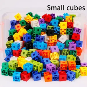 Fun Block Puzzle Building Toy Set, Building Block Sets, 120pcs Random Color Blocks, Ideal for Kids over 3 Years, Early Education, Family Game, Birthday Gift