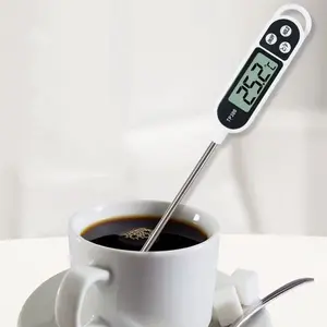 Digital Food Thermometer for Kitchen Meat Milk Cooking BBQ Electronic Temperature Gauge Tool with Stainless Steel Probe