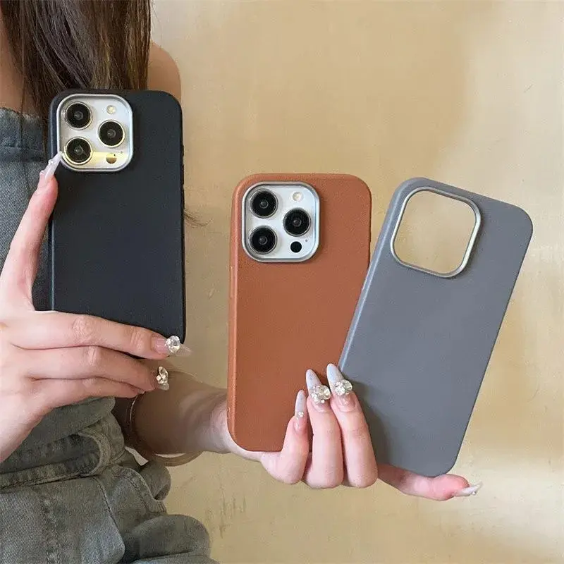Leather Magnetic Phone Case For iPhone 17Air 17 16 15 14 13 12 11 Pro Max 15 16 Plus Cases For MagSafe Wireless Charging Shockproof Cover For iPhone case