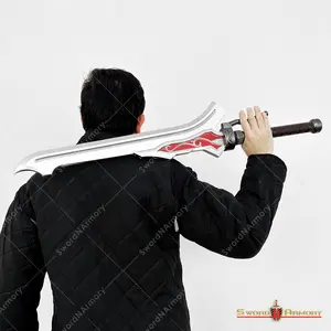 Munetoshi Foam Devil Cry Sword Red Nero Anti Queen Demon Killer Fantasy Cosplay Lightweight Sturdy Authentic Design for Games