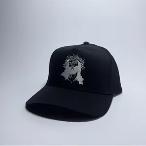 Jesus SnapBack Hat black